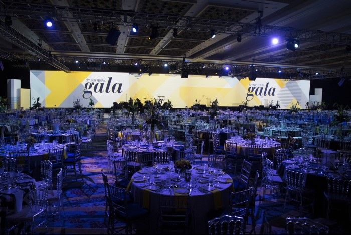 Massive Widescreen Amplifies Recognition at Navy Federal Gala