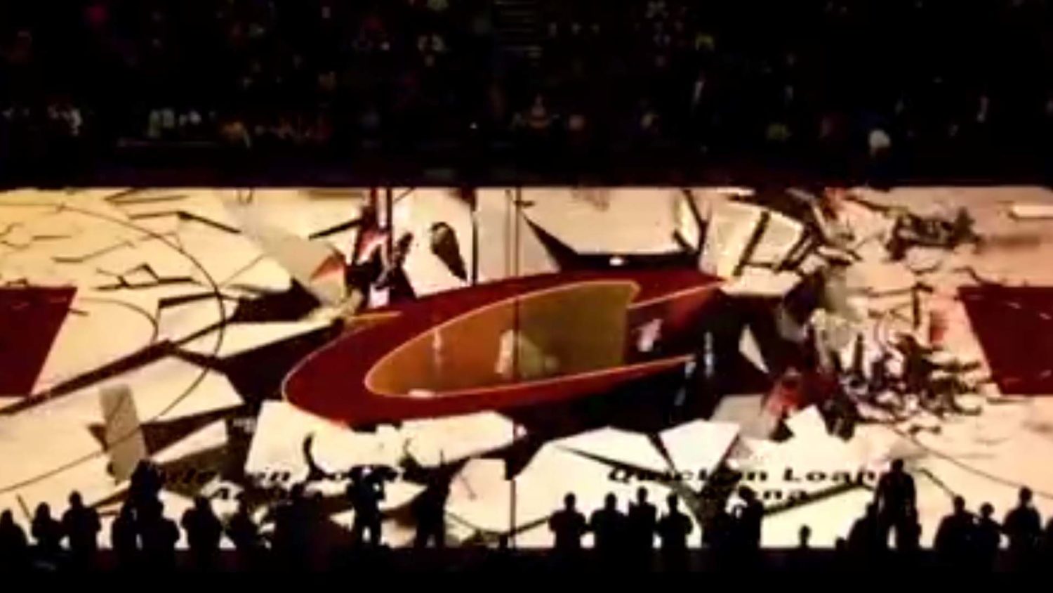Cleveland Cavaliers Projection Image Mapping