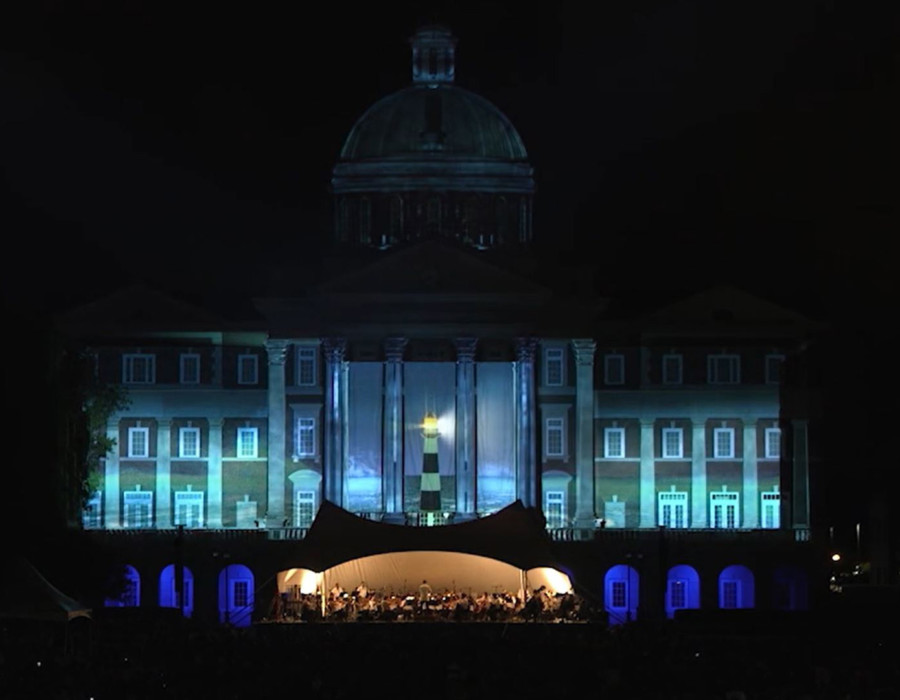 CNU Campaign Finale Architectural Projection Mapping