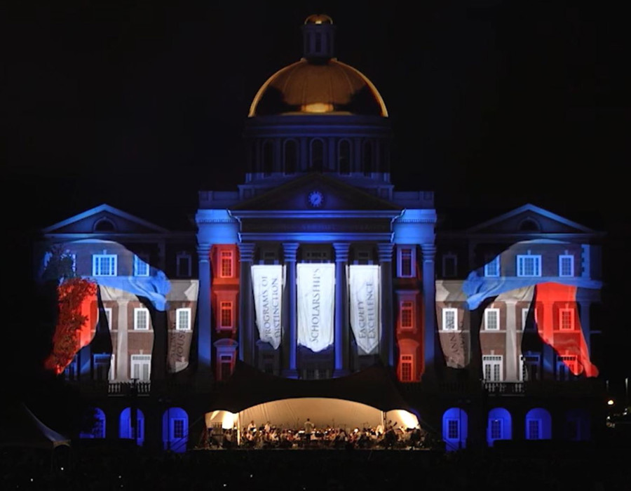 CNU Campaign Finale Architectural Projection Mapping