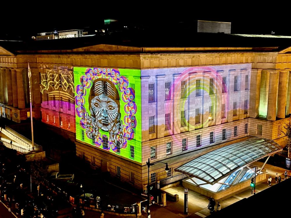 National Portrait Gallery Architectural Projection Mapping - Latinx
