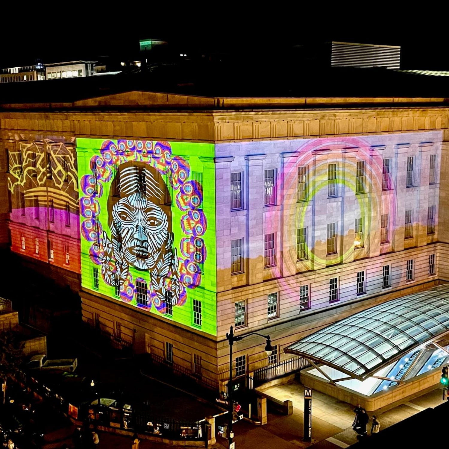 Architectural Building Projection 