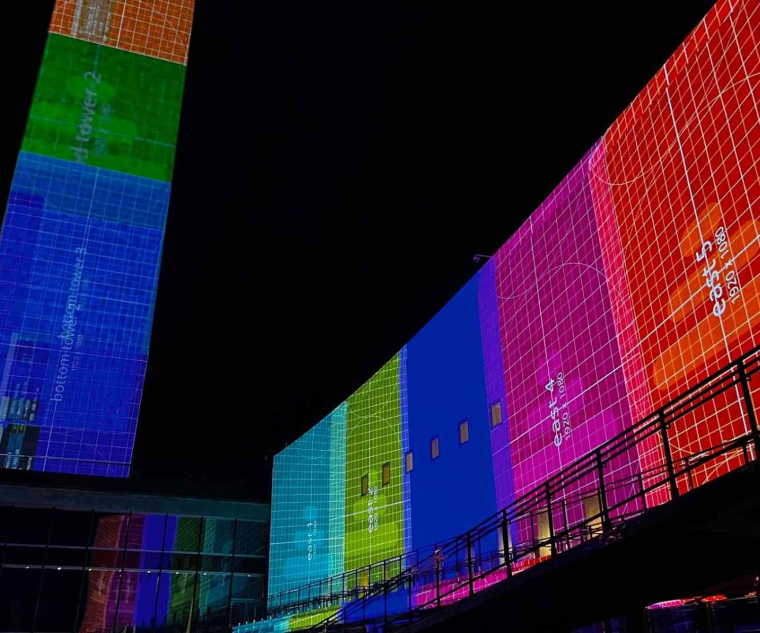 UN Building New York City Projection Mapping FIFA World Cup set up