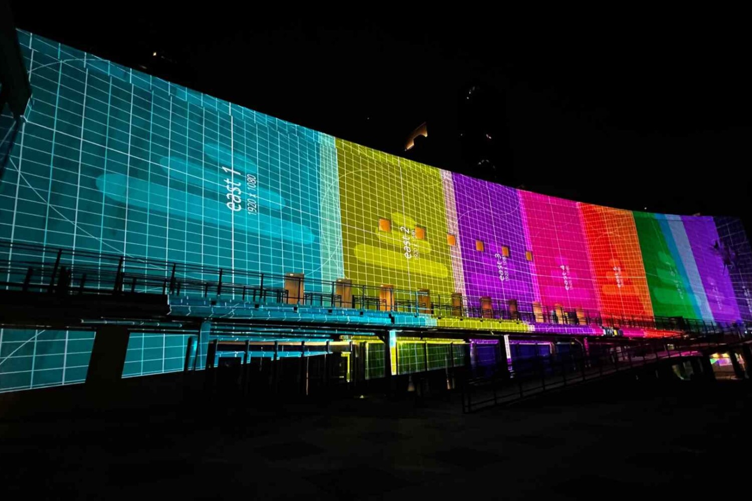 UN Building New York City Projection Mapping FIFA World Cup testing