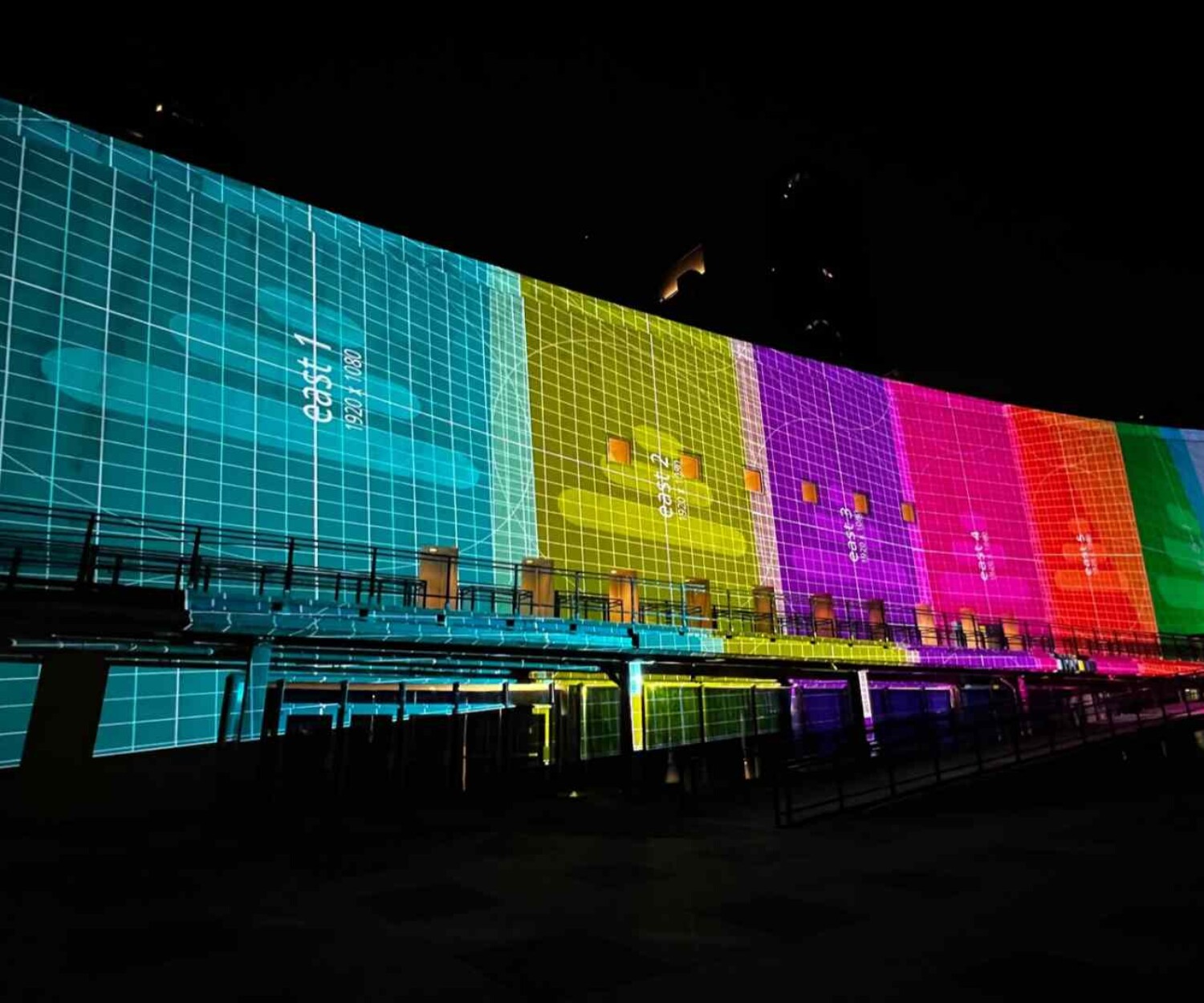 UN Building New York City Projection Mapping FIFA World Cup testing