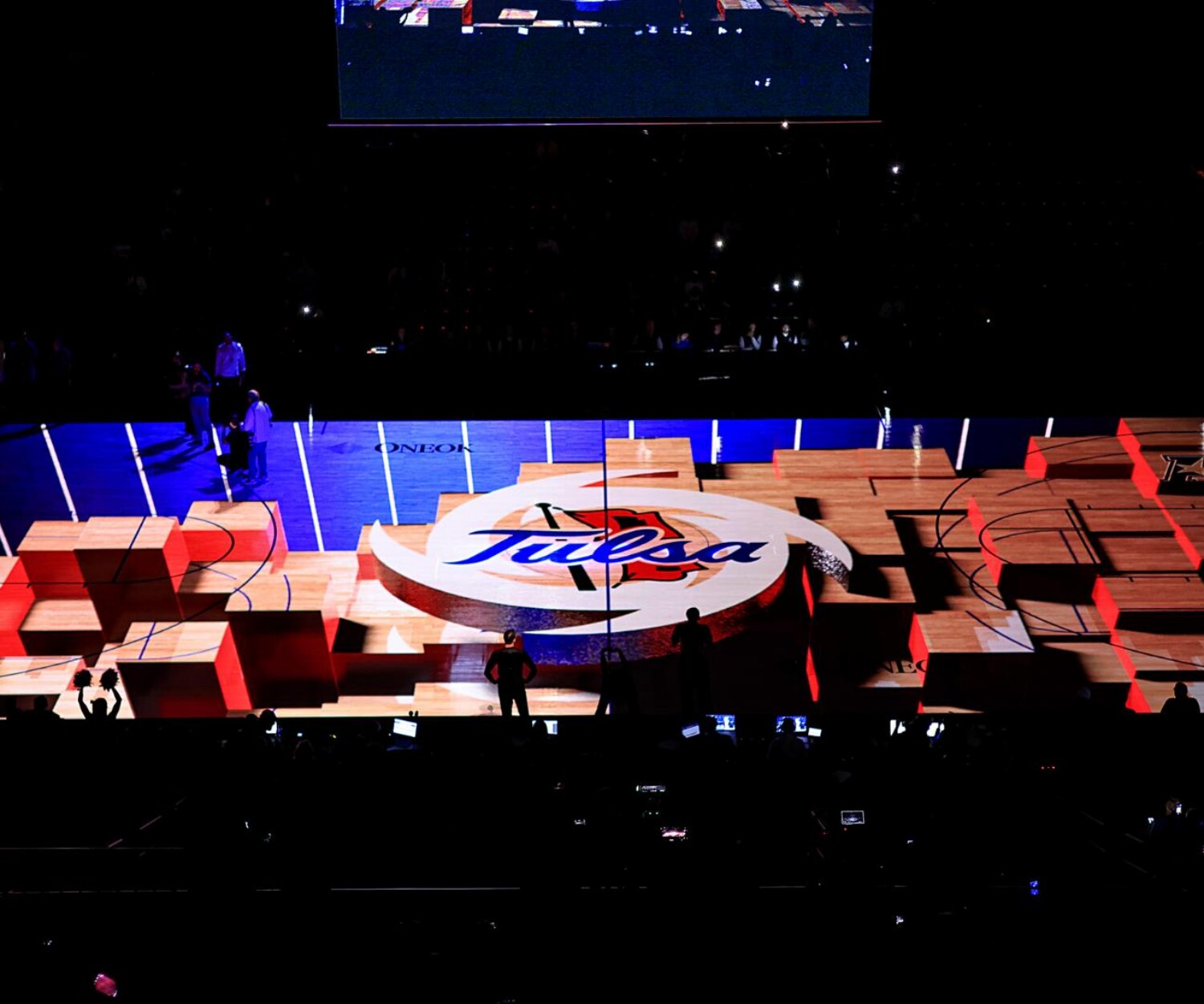 Tulsa University Projection Mapping