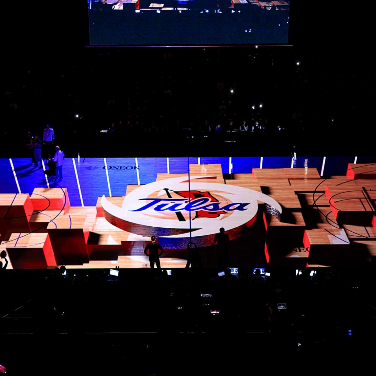 Tulsa University Projection Mapping