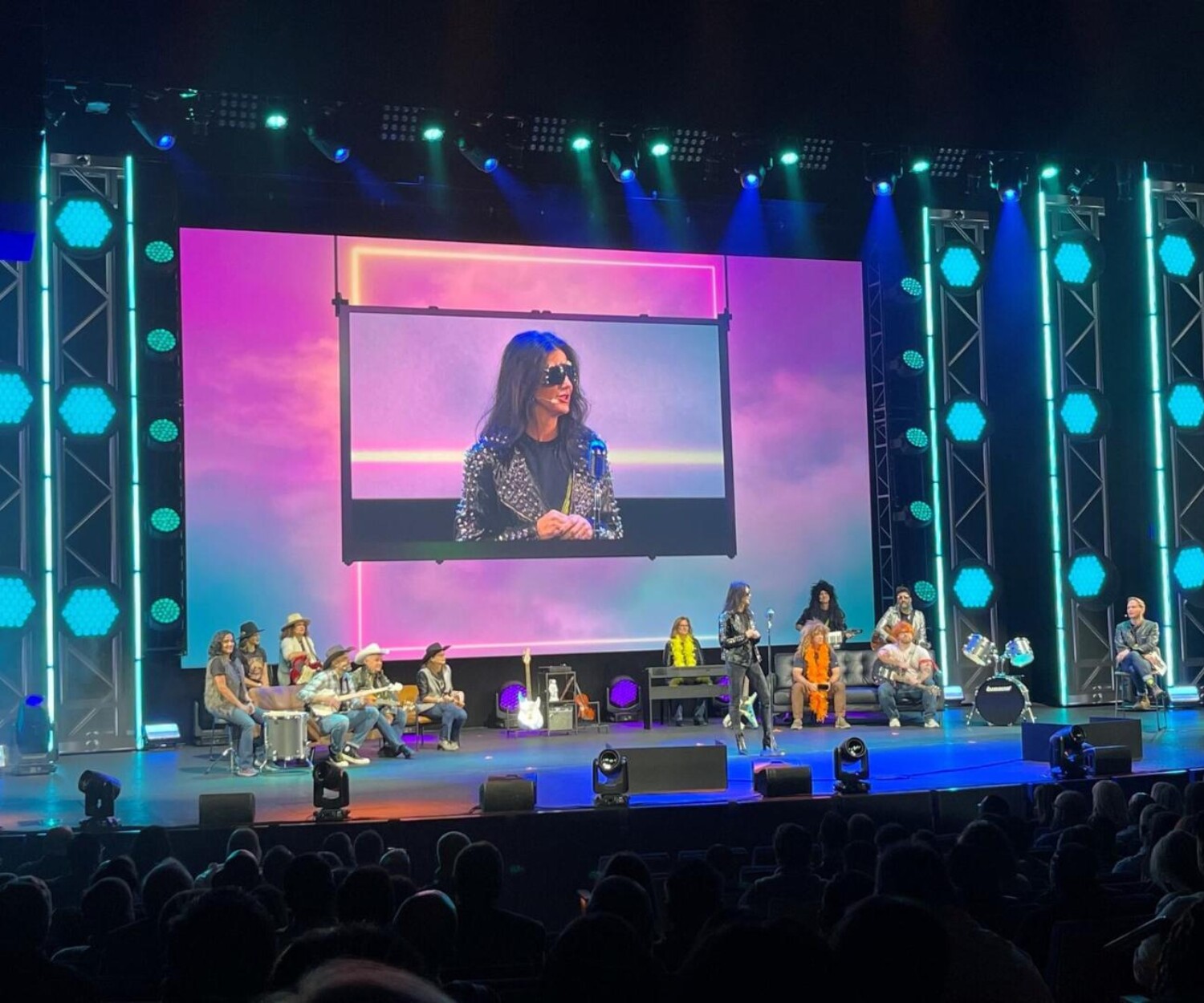 widescreen projection video screens live events