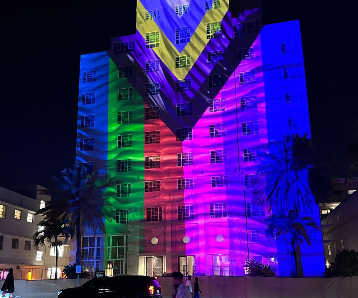 MMF Miami Beach Pride Concert Projection Mapping