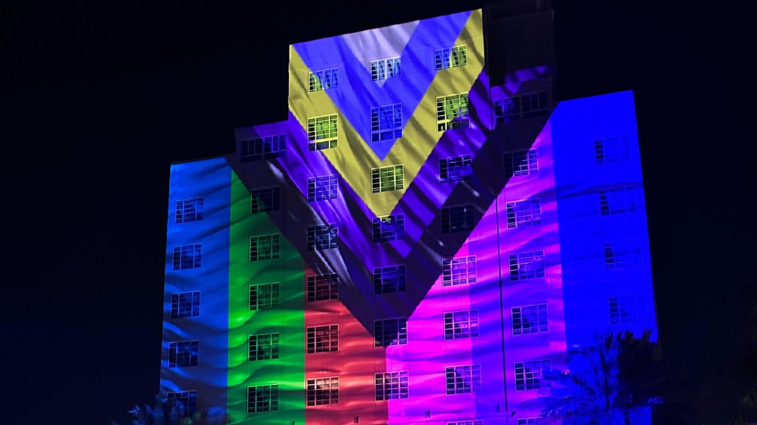 mmf gay pride concert Miami beach projection mapping