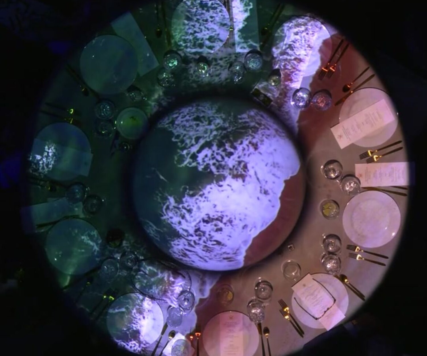 william and mary table projection mapping square