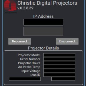 Q-SYS Christie Digital Projector Control Plugin