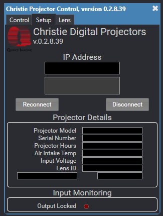 Q-SYS Christie Digital Projector Control Plugin