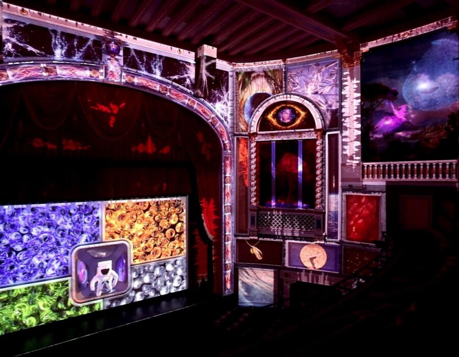Historic Carolina Theatre reopens immersive av 360 projection mapping 2025 screens