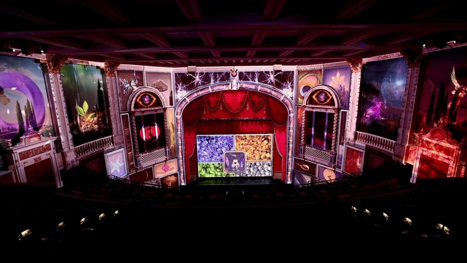 Historic Carolina Theatre reopens immersive av 360 projection mapping 3