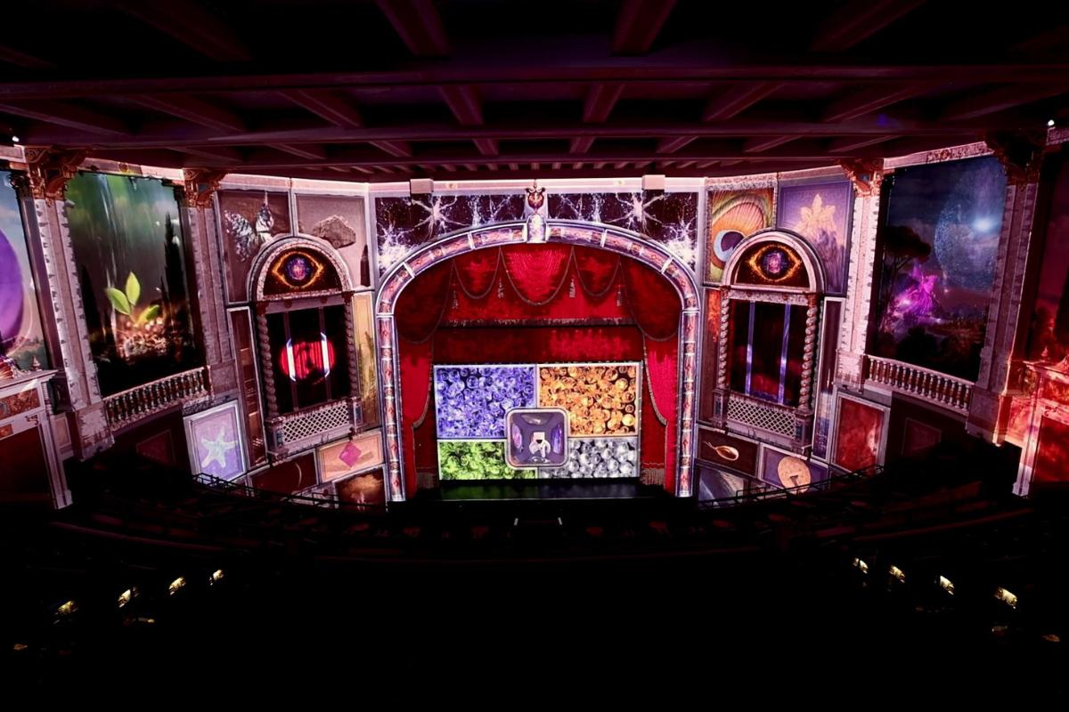 projection mapping carolina theatre north carolina