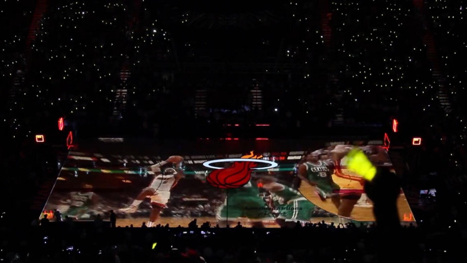 miami heat projection mapping