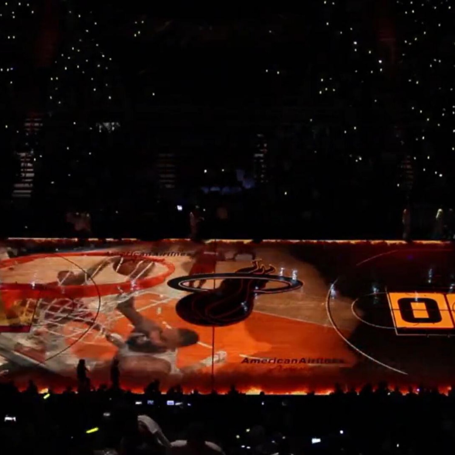 miami heat projection mapping 2023