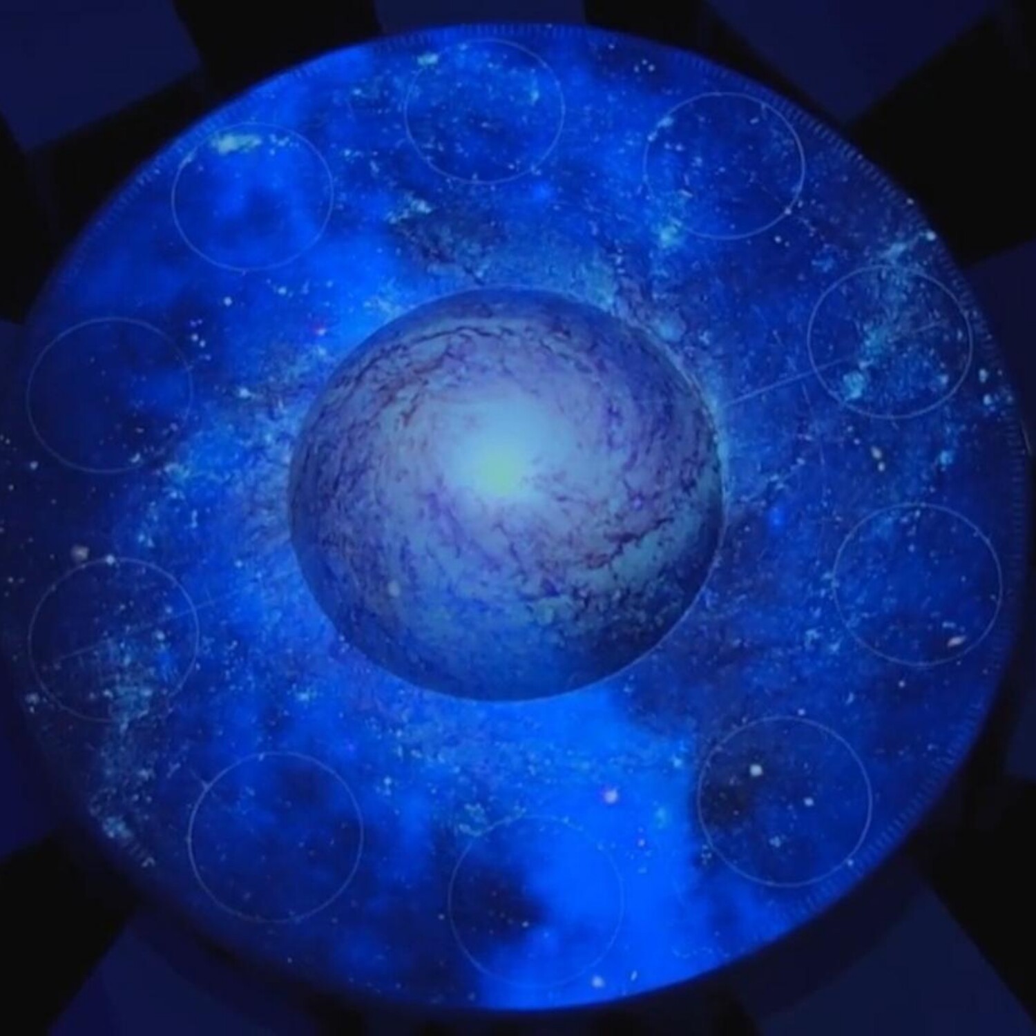 MIT table projection mapping immersive dining blue sky