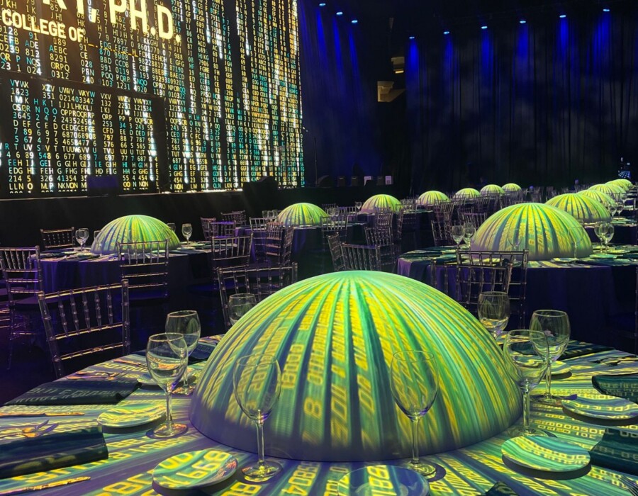 UCF Go for Launch Table Projection Mapping matrix