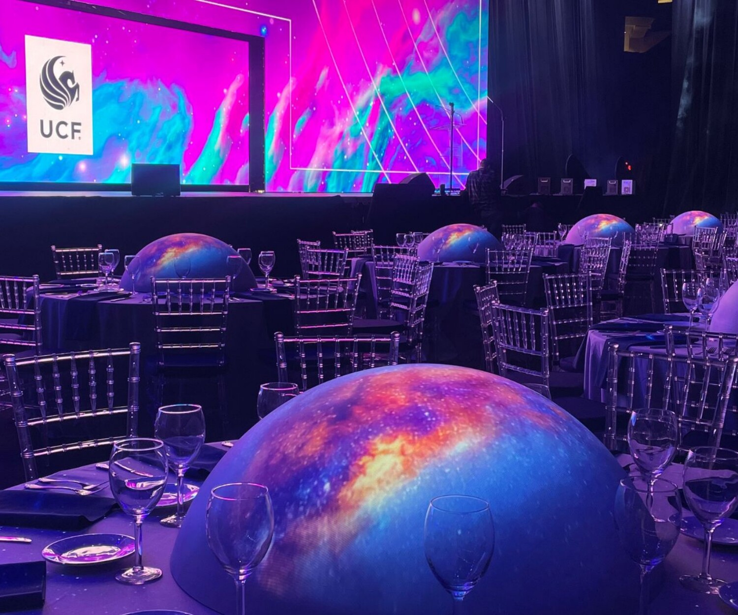 UCF Go for Launch Table Projection Mapping universe