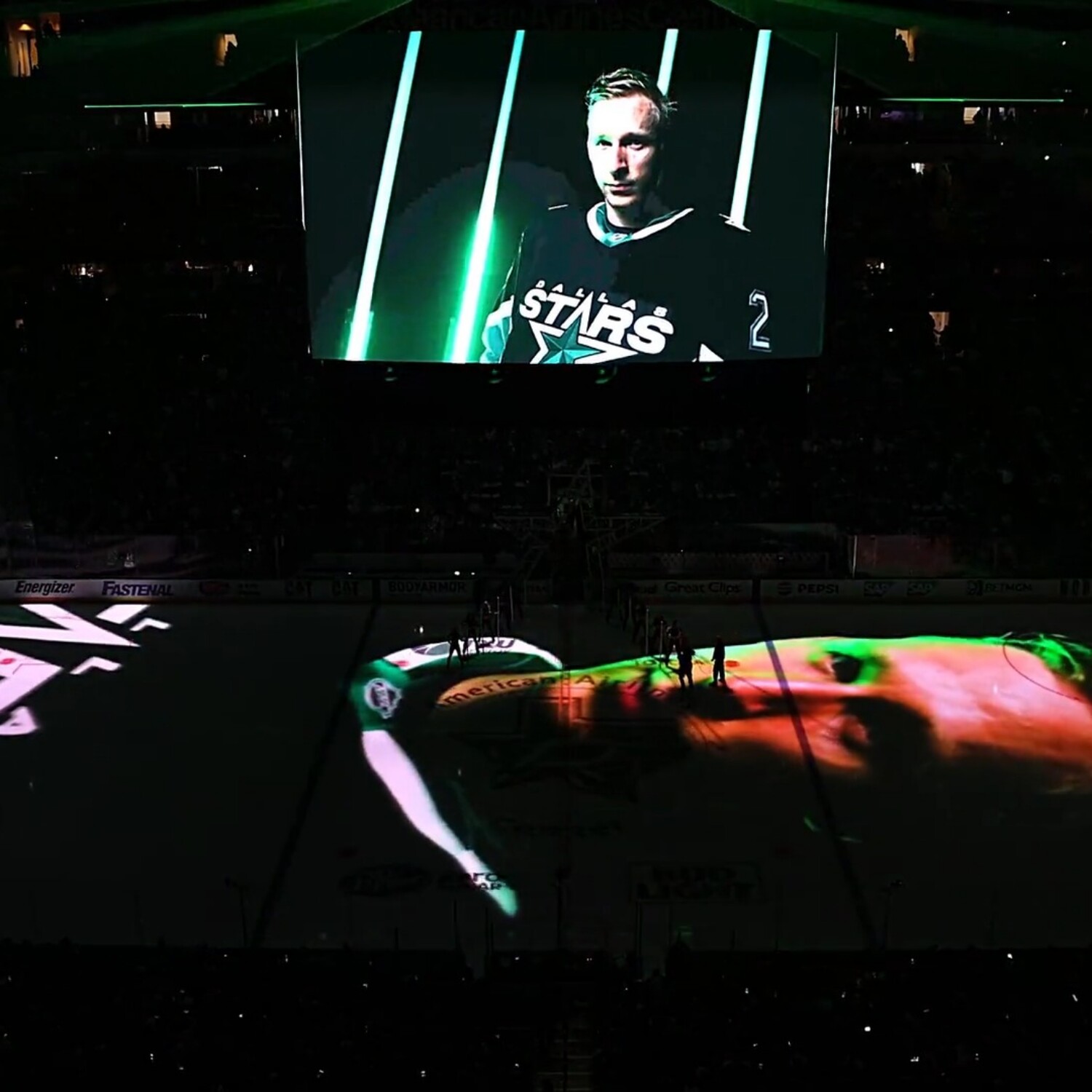 dallas stars plaoff projection mapping show 2026