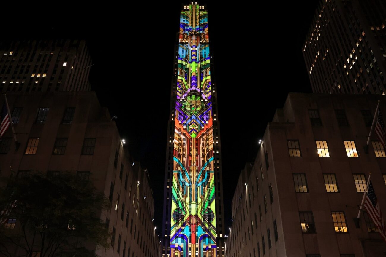 Colorful Projection Mapping Show