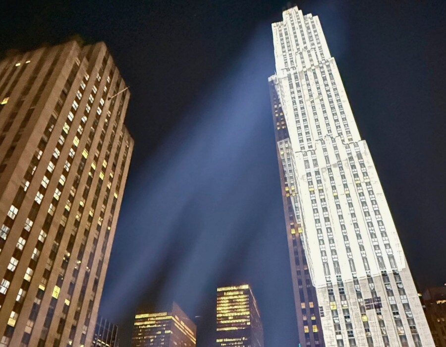 Projector grid testing across 52,000 square feet