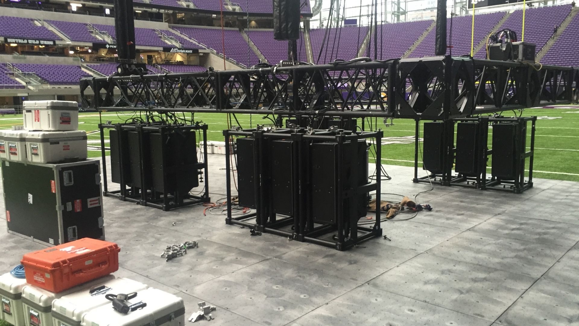 vikings nfl football projectors racks